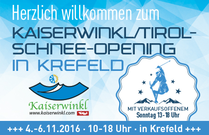 Krefeld Kaiserwinkl Schnee-Opening 2016