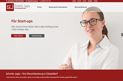 Re-Launch der Webseite für Schmitz Jagla